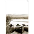 Picture of Beached Canoe _GroupedProduct_Rectangle_Portrait_Photography _GroupedProduct_Rectangle_Portrait_Unframed_Print_Only_