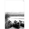 Picture of Beached Canoe _GroupedProduct_Rectangle_Portrait_Photography _GroupedProduct_Rectangle_Portrait_Unframed_Print_Only_