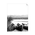 Picture of Beached Canoe _GroupedProduct_Rectangle_Portrait_Photography _GroupedProduct_Rectangle_Portrait_Unframed_Print_Only_