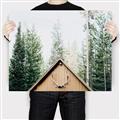 Picture of Forest Cabin _GroupedProduct_Rectangle_Landscape_Photography _GroupedProduct_Rectangle_Landscape_Canvas_