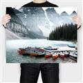 Picture of Mountain Boat Dock _GroupedProduct_Rectangle_Landscape_Photography _GroupedProduct_Rectangle_Landscape_Canvas_