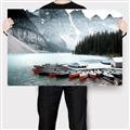 Picture of Mountain Boat Dock _GroupedProduct_Rectangle_Landscape_Photography _GroupedProduct_Rectangle_Landscape_Canvas_
