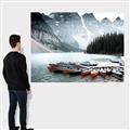 Picture of Mountain Boat Dock _GroupedProduct_Rectangle_Landscape_Photography _GroupedProduct_Rectangle_Landscape_Canvas_