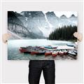 Picture of Mountain Boat Dock _GroupedProduct_Rectangle_Landscape_Photography _GroupedProduct_Rectangle_Landscape_Canvas_