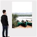 Picture of Beached Canoe _GroupedProduct_Rectangle_Portrait_Photography _GroupedProduct_Rectangle_Portrait_Canvas_