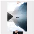 Picture of Lake Date in Blue _GroupedProduct_Rectangle_Portrait_Photography _GroupedProduct_Rectangle_Portrait_Canvas_