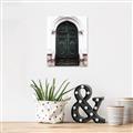 Picture of Green wooden door _GroupedProduct_Rectangle_Portrait_Photography _GroupedProduct_Rectangle_Portrait_Canvas_