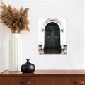 Picture of Green wooden door _GroupedProduct_Rectangle_Portrait_Photography _GroupedProduct_Rectangle_Portrait_Canvas_