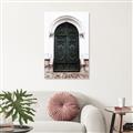 Picture of Green wooden door _GroupedProduct_Rectangle_Portrait_Photography _GroupedProduct_Rectangle_Portrait_Canvas_