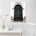 Picture of Green wooden door _GroupedProduct_Rectangle_Portrait_Photography _GroupedProduct_Rectangle_Portrait_Canvas_