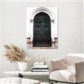 Picture of Green wooden door _GroupedProduct_Rectangle_Portrait_Photography _GroupedProduct_Rectangle_Portrait_Canvas_