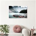 Picture of Mountain Boat Dock _GroupedProduct_Rectangle_Landscape_Photography _GroupedProduct_Rectangle_Landscape_Canvas_