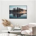 Picture of Reflection on the Lake _GroupedProduct_Rectangle_Landscape_Photography _GroupedProduct_Rectangle_Landscape_Canvas_Framed_