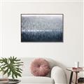 Picture of Winter Reflections Navy _GroupedProduct_Rectangle_Landscape_Photography _GroupedProduct_Rectangle_Landscape_Canvas_Framed_