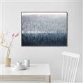 Picture of Winter Reflections Navy _GroupedProduct_Rectangle_Landscape_Photography _GroupedProduct_Rectangle_Landscape_Canvas_Framed_