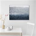 Picture of Winter Reflections Navy _GroupedProduct_Rectangle_Landscape_Photography _GroupedProduct_Rectangle_Landscape_Canvas_Framed_