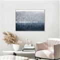Picture of Winter Reflections Navy _GroupedProduct_Rectangle_Landscape_Photography _GroupedProduct_Rectangle_Landscape_Canvas_Framed_
