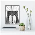 Picture of Brooklyn Bridge _GroupedProduct_Rectangle_Portrait_Photography _GroupedProduct_Rectangle_Portrait_Canvas_Framed_