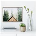 Picture of Forest Cabin _GroupedProduct_Rectangle_Landscape_Photography _GroupedProduct_Rectangle_Landscape_Canvas_Framed_