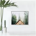 Picture of Forest Cabin _GroupedProduct_Rectangle_Landscape_Photography _GroupedProduct_Rectangle_Landscape_Canvas_Framed_