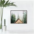 Picture of Forest Cabin _GroupedProduct_Rectangle_Landscape_Photography _GroupedProduct_Rectangle_Landscape_Canvas_Framed_