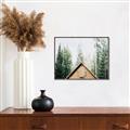 Picture of Forest Cabin _GroupedProduct_Rectangle_Landscape_Photography _GroupedProduct_Rectangle_Landscape_Canvas_Framed_