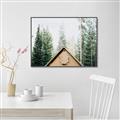 Picture of Forest Cabin _GroupedProduct_Rectangle_Landscape_Photography _GroupedProduct_Rectangle_Landscape_Canvas_Framed_