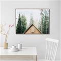 Picture of Forest Cabin _GroupedProduct_Rectangle_Landscape_Photography _GroupedProduct_Rectangle_Landscape_Canvas_Framed_
