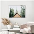 Picture of Forest Cabin _GroupedProduct_Rectangle_Landscape_Photography _GroupedProduct_Rectangle_Landscape_Canvas_Framed_