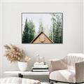 Picture of Forest Cabin _GroupedProduct_Rectangle_Landscape_Photography _GroupedProduct_Rectangle_Landscape_Canvas_Framed_
