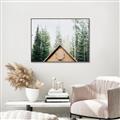 Picture of Forest Cabin _GroupedProduct_Rectangle_Landscape_Photography _GroupedProduct_Rectangle_Landscape_Canvas_Framed_