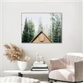 Picture of Forest Cabin _GroupedProduct_Rectangle_Landscape_Photography _GroupedProduct_Rectangle_Landscape_Canvas_Framed_
