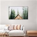 Picture of Forest Cabin _GroupedProduct_Rectangle_Landscape_Photography _GroupedProduct_Rectangle_Landscape_Canvas_Framed_