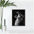 Picture of Yawning lion _GroupedProduct_Rectangle_Portrait_Photography _GroupedProduct_Rectangle_Portrait_Canvas_Framed_