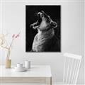 Picture of Yawning lion _GroupedProduct_Rectangle_Portrait_Photography _GroupedProduct_Rectangle_Portrait_Canvas_Framed_