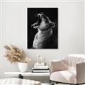 Picture of Yawning lion _GroupedProduct_Rectangle_Portrait_Photography _GroupedProduct_Rectangle_Portrait_Canvas_Framed_