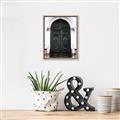 Picture of Green wooden door _GroupedProduct_Rectangle_Portrait_Photography _GroupedProduct_Rectangle_Portrait_Canvas_Framed_
