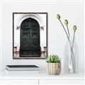 Picture of Green wooden door _GroupedProduct_Rectangle_Portrait_Photography _GroupedProduct_Rectangle_Portrait_Canvas_Framed_