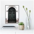 Picture of Green wooden door _GroupedProduct_Rectangle_Portrait_Photography _GroupedProduct_Rectangle_Portrait_Canvas_Framed_