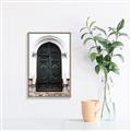 Picture of Green wooden door _GroupedProduct_Rectangle_Portrait_Photography _GroupedProduct_Rectangle_Portrait_Canvas_Framed_