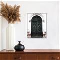 Picture of Green wooden door _GroupedProduct_Rectangle_Portrait_Photography _GroupedProduct_Rectangle_Portrait_Canvas_Framed_