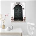 Picture of Green wooden door _GroupedProduct_Rectangle_Portrait_Photography _GroupedProduct_Rectangle_Portrait_Canvas_Framed_