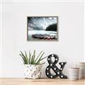 Picture of Mountain Boat Dock _GroupedProduct_Rectangle_Landscape_Photography _GroupedProduct_Rectangle_Landscape_Canvas_Framed_