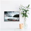 Picture of Mountain Boat Dock _GroupedProduct_Rectangle_Landscape_Photography _GroupedProduct_Rectangle_Landscape_Canvas_Framed_