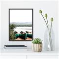 Picture of Beached Canoe _GroupedProduct_Rectangle_Portrait_Photography _GroupedProduct_Rectangle_Portrait_Canvas_Framed_