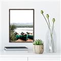 Picture of Beached Canoe _GroupedProduct_Rectangle_Portrait_Photography _GroupedProduct_Rectangle_Portrait_Canvas_Framed_