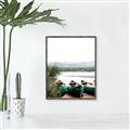 Picture of Beached Canoe _GroupedProduct_Rectangle_Portrait_Photography _GroupedProduct_Rectangle_Portrait_Canvas_Framed_
