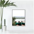 Picture of Beached Canoe _GroupedProduct_Rectangle_Portrait_Photography _GroupedProduct_Rectangle_Portrait_Canvas_Framed_
