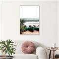 Picture of Beached Canoe _GroupedProduct_Rectangle_Portrait_Photography _GroupedProduct_Rectangle_Portrait_Canvas_Framed_