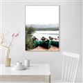 Picture of Beached Canoe _GroupedProduct_Rectangle_Portrait_Photography _GroupedProduct_Rectangle_Portrait_Canvas_Framed_